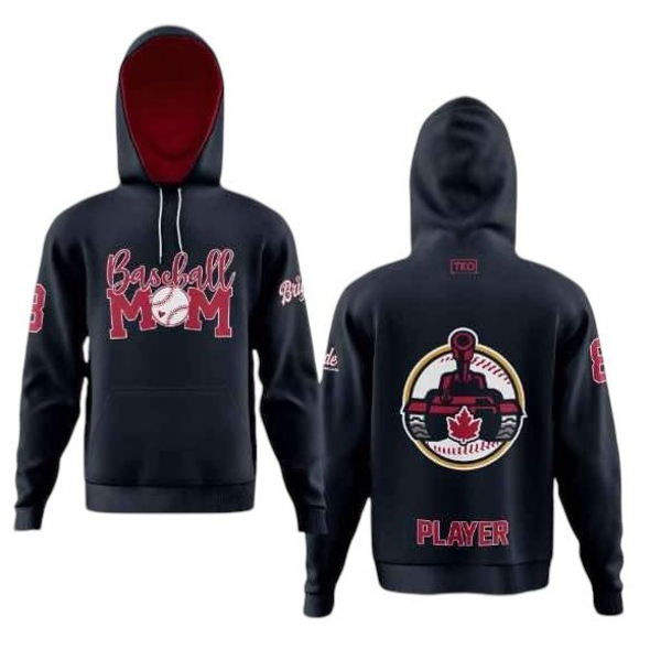 Elite Hoodie | Baseball Mom Navy