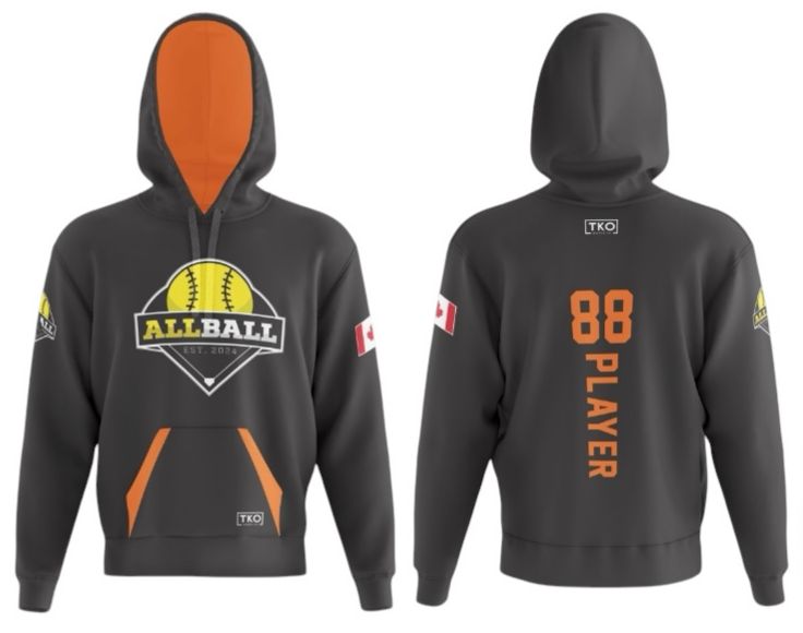 Elite Hoodie | ALLBALL Orange