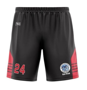 Elite Training Shorts | "BOSL" Black & Red