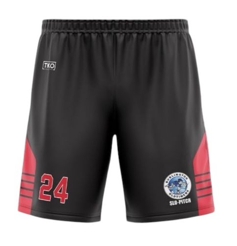 Elite Training Shorts | "BOSL" Black & Red
