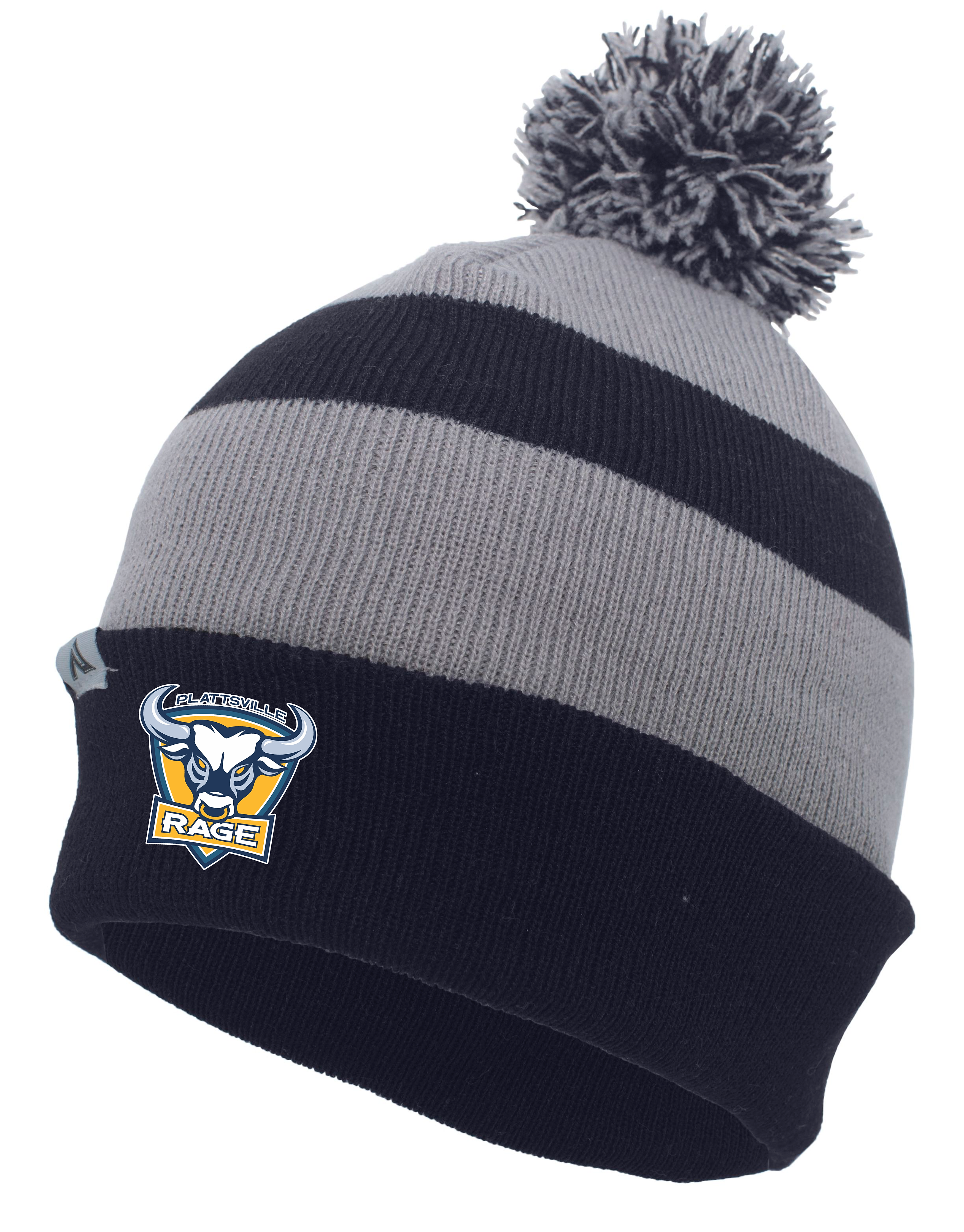 Pom-Pom Beanie | Embroidered