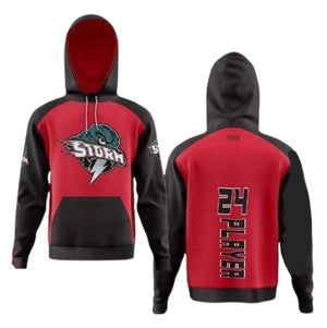 Elite Hoodie | Black & Red