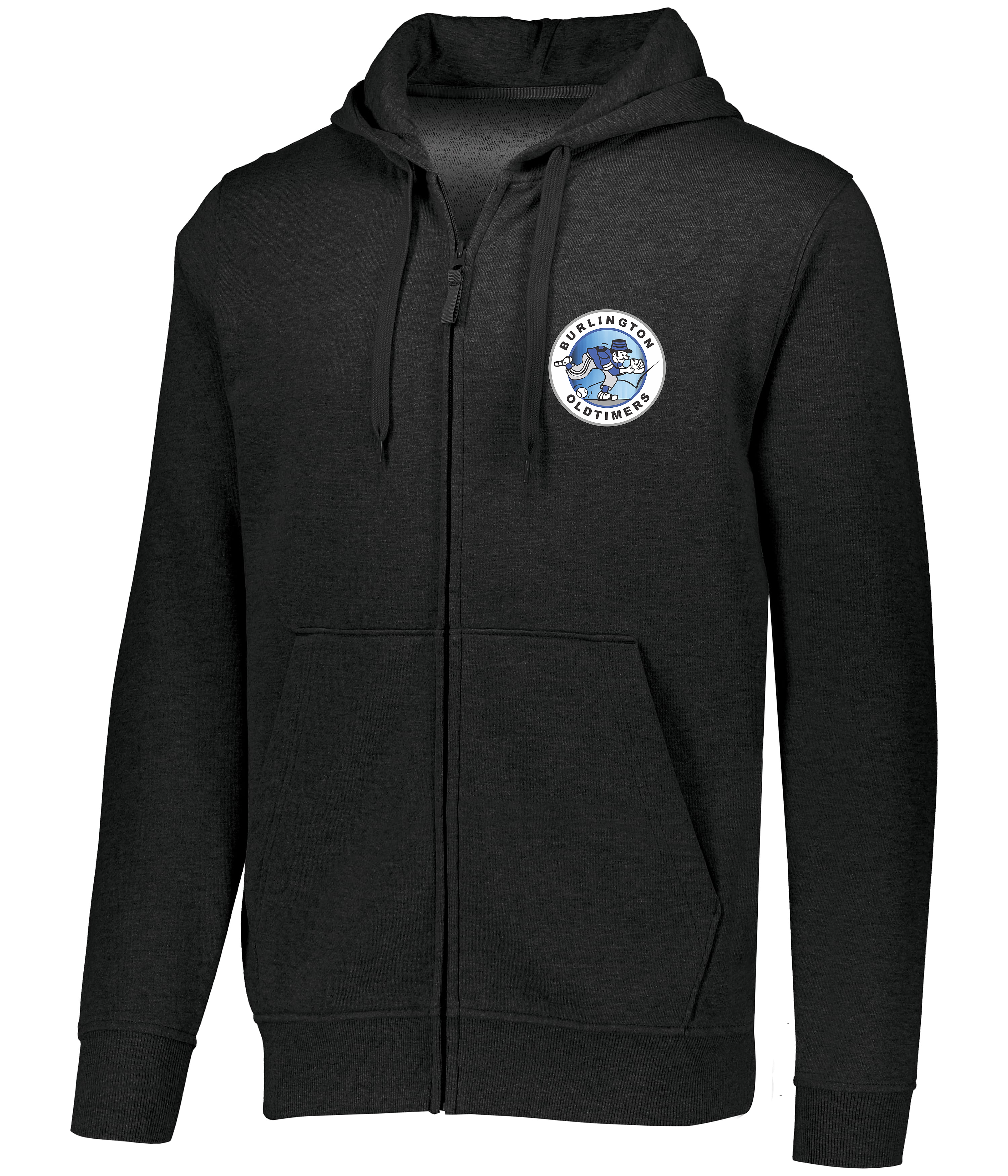 Fleece Full Zip Hoodie | Embroidered Logo