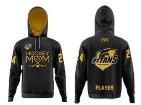 Elite "Hockey Mom" Hoodie- with heart
